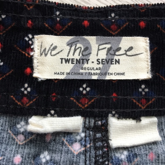 -SOLD- NWT Free People Patterned Skirt - Picture 2 of 3